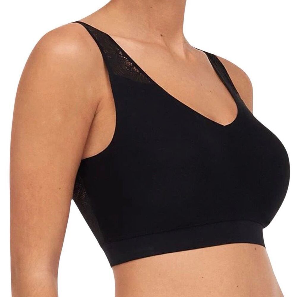 Chantelle SoftStretch Padded Top with Lace - Black M/L